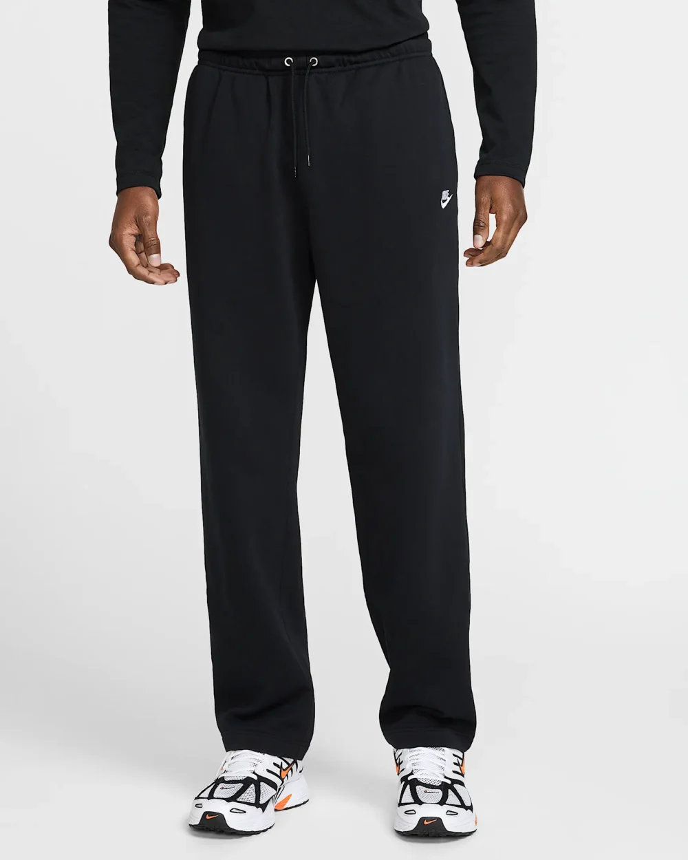 Nike Club Mens French Terry Open-Hem Trousers