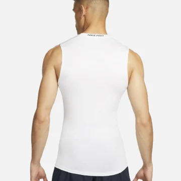 NIKE PRO HLÝRABOLIR HERRA HVITUR - Image 3