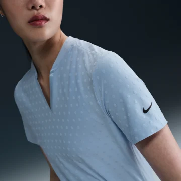 Nike Tour Womens Dri-FIT Short-Sleeve Blade Jacquard Golf Polobolur - Image 4