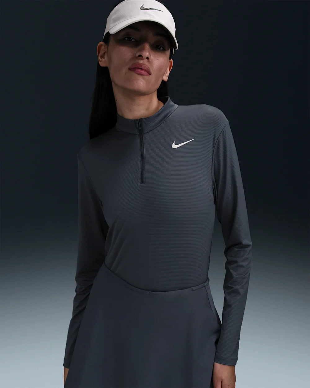 Nike Victory Womens Dri-FIT UV Protection 1/4-Zip Golf Top - Image 6