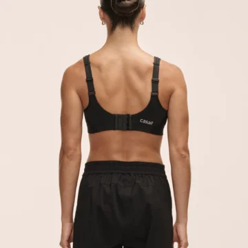 Casall toppur Pulse Sports Bra - Black HIGH SUPPORT