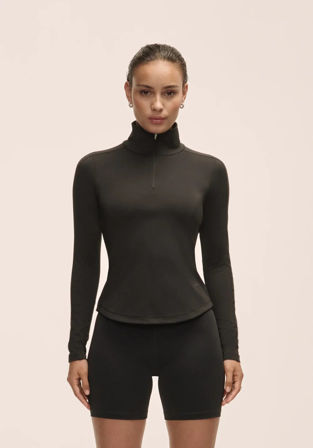 Casall Serene Half Zip Long Sleeve W Black - Image 5