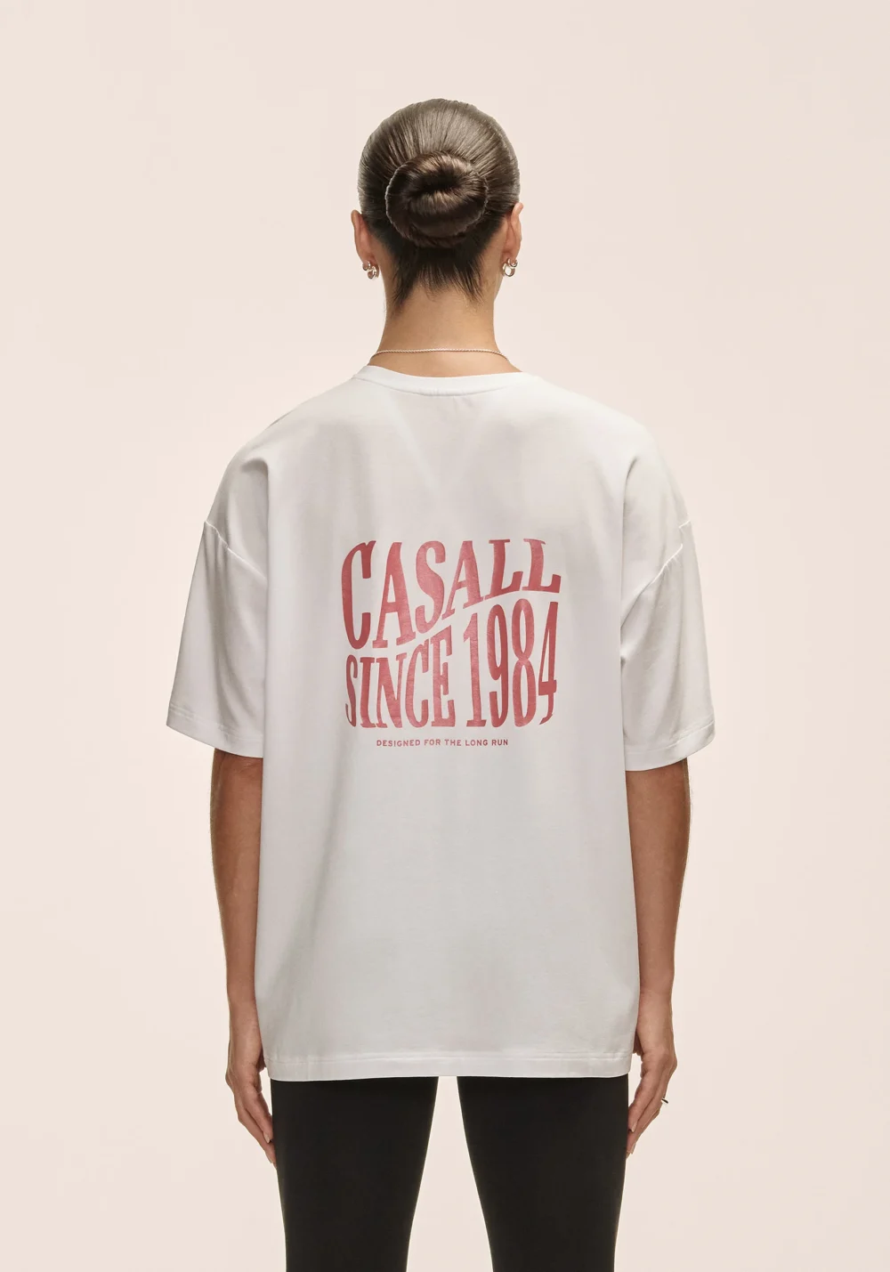 Casall Oversized Cotton Tee W White