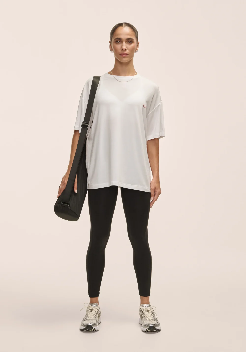 Casall Oversized Cotton Tee W White - Image 5