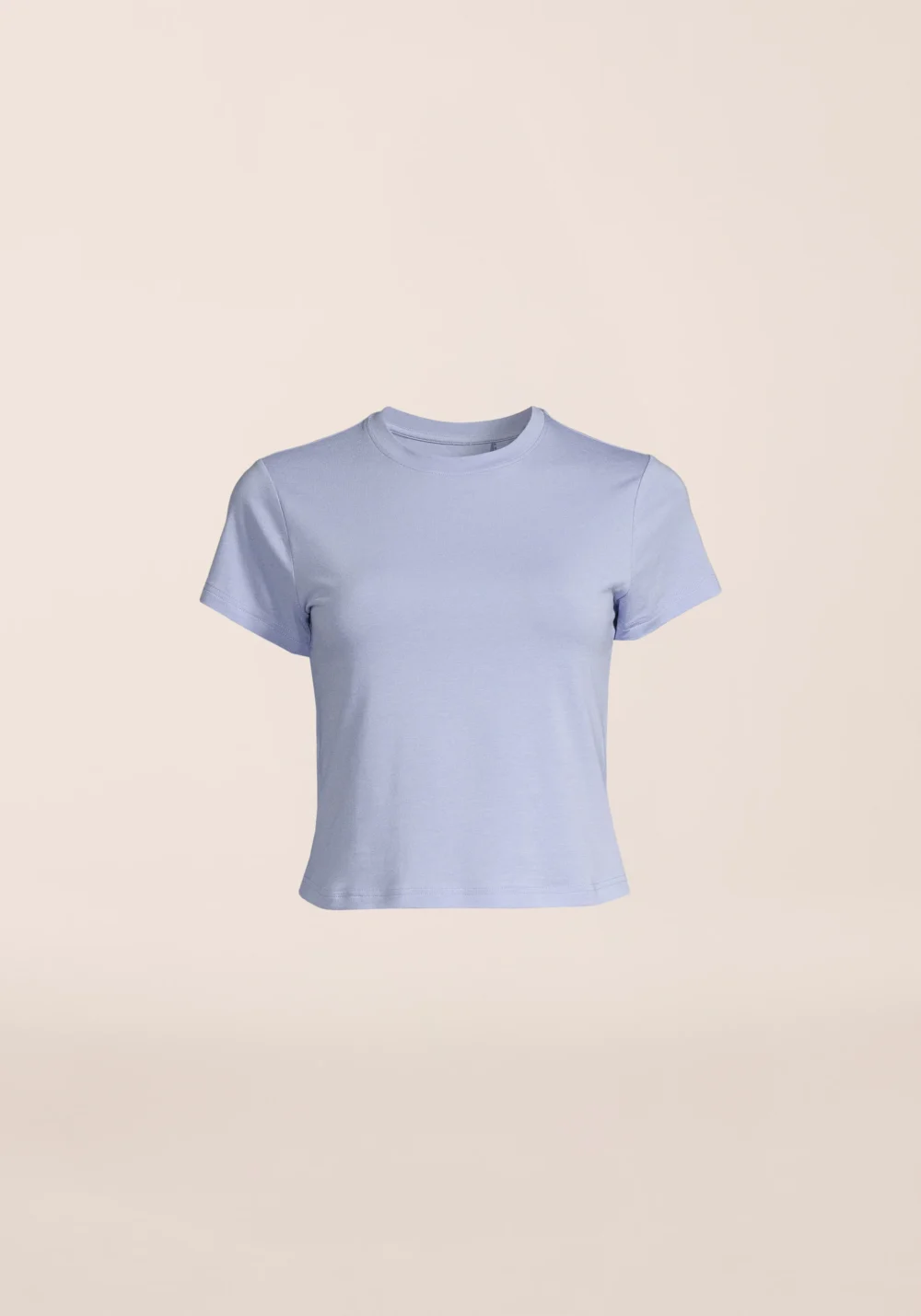 Casall Cotton Blend Slim Tee W Blueberry Mist