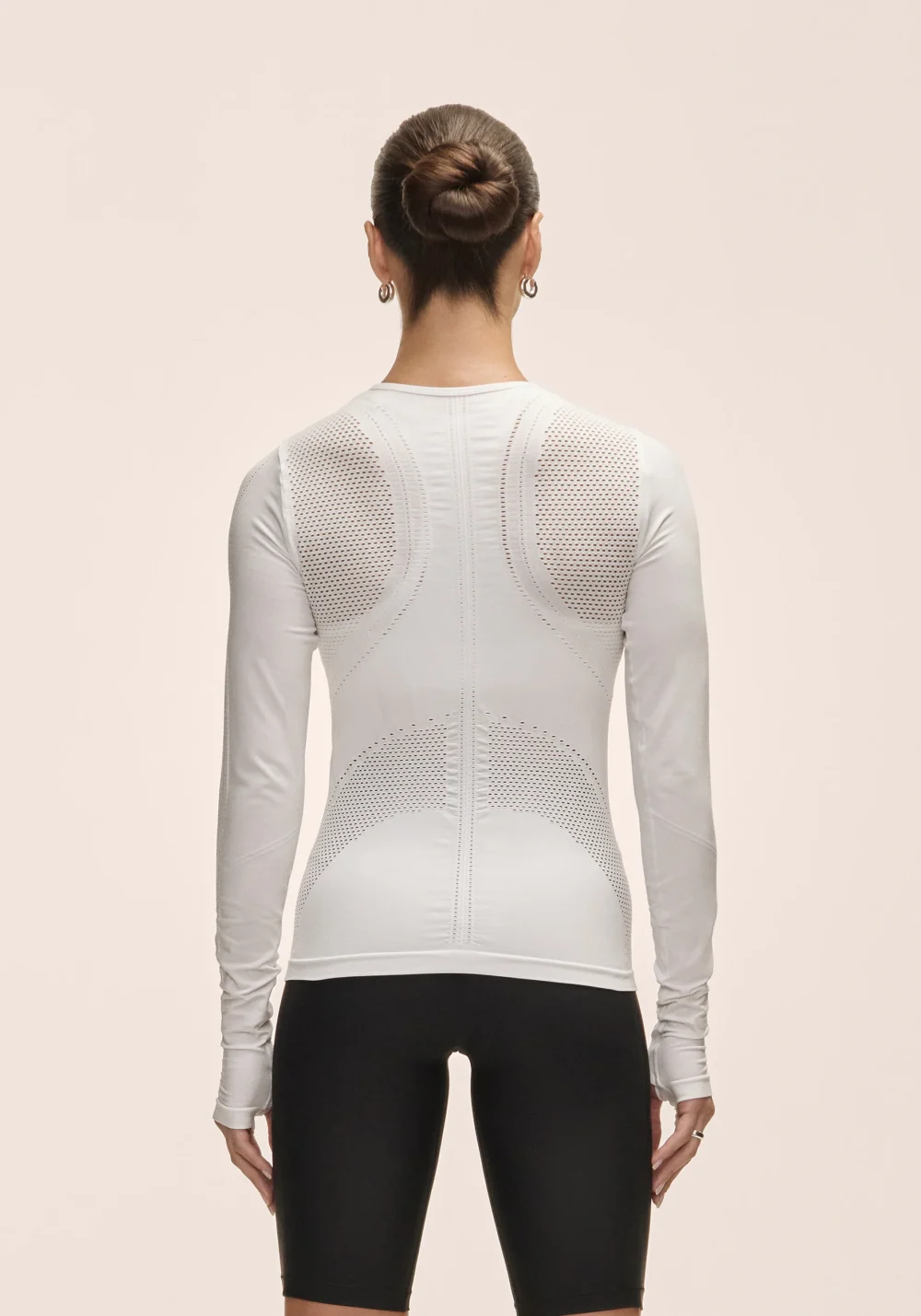 Casall Maze Long Sleeve W White - Image 4