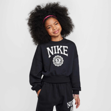 Nike Sportswear Club Girls French Terry Crew-Neck