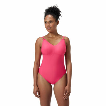 Speedo Shaping Strappy (Dark Pink)