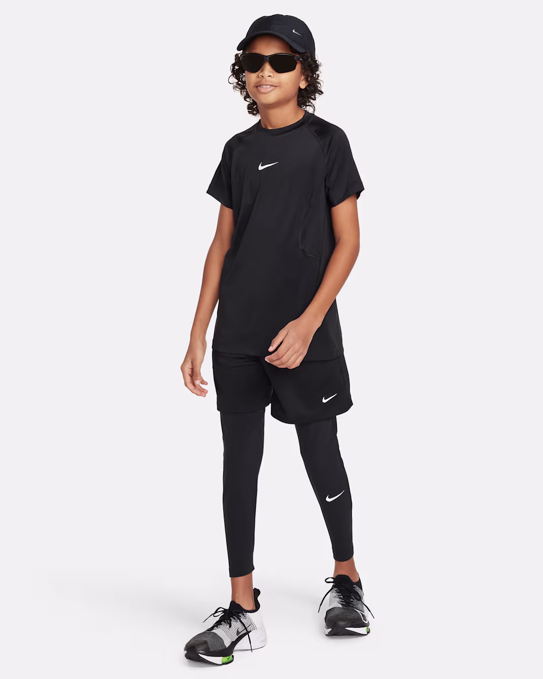 Nike Pro Dri-FIT Big Kids (Boys) Tights - Image 2