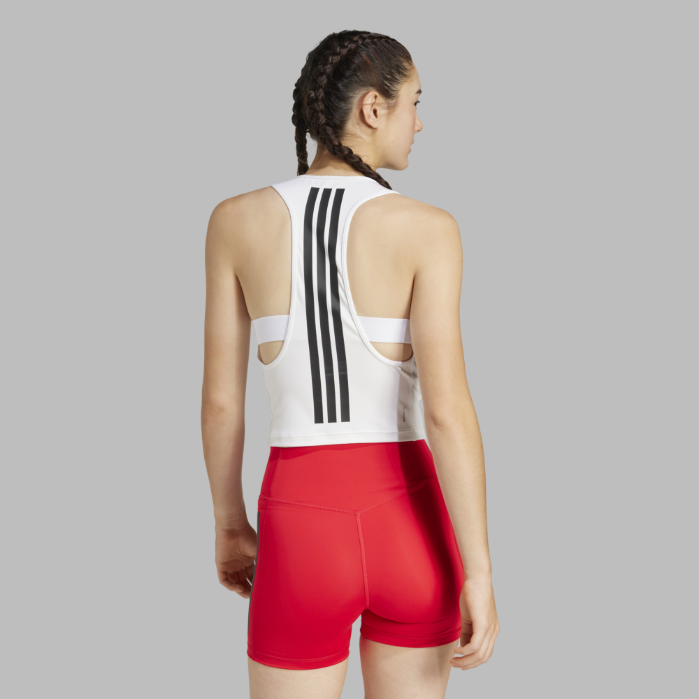 adidas Power 3-Stripes Racerback Bra Tank Top - Image 4