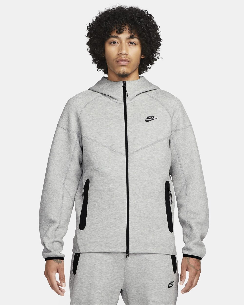 Nike Sportswear TechFleece Windrunner Men's Full-Zip Hoodie GRÁTT