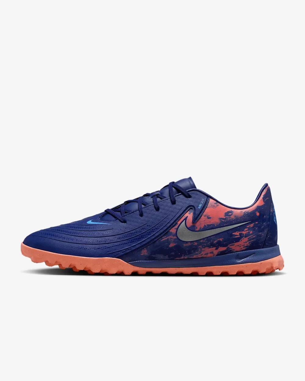 Nike Phantom GX 2 Academy Erling Haaland TF Low-Top Football Shoes - Blue Void/Chrome Nike Phanto - Image 6