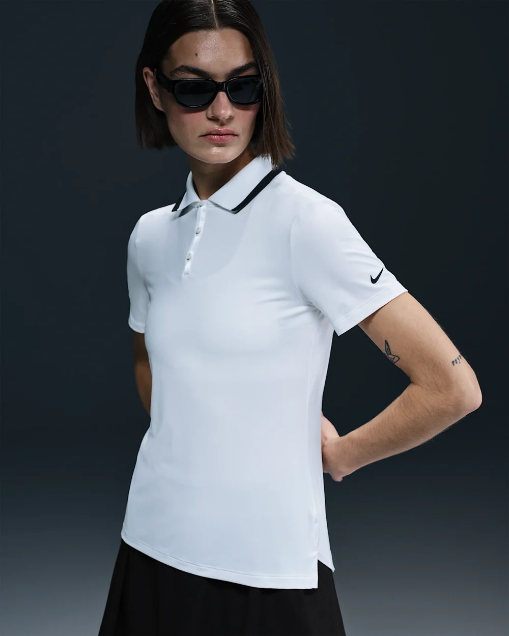 Nike Tour Womens Dri-FIT Short-Sleeve Golf Polo - Image 3