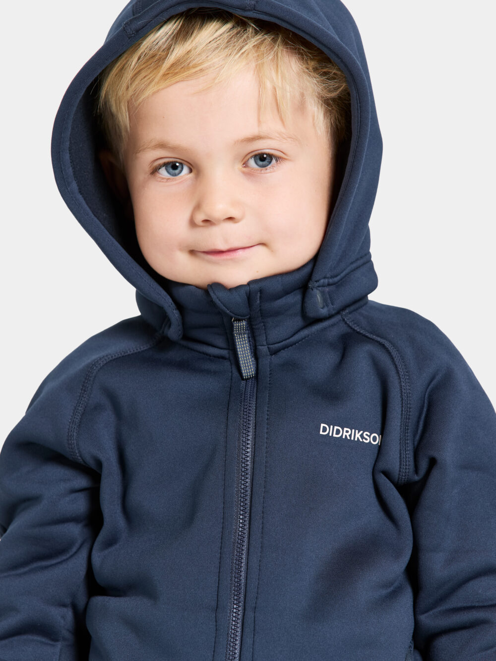 Didriksons CORIN KIDS Flíspeysa, NAVY 80-140
