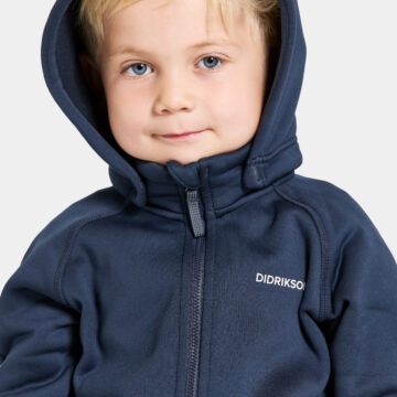 Didriksons CORIN KIDS Flíspeysa, NAVY 80-140