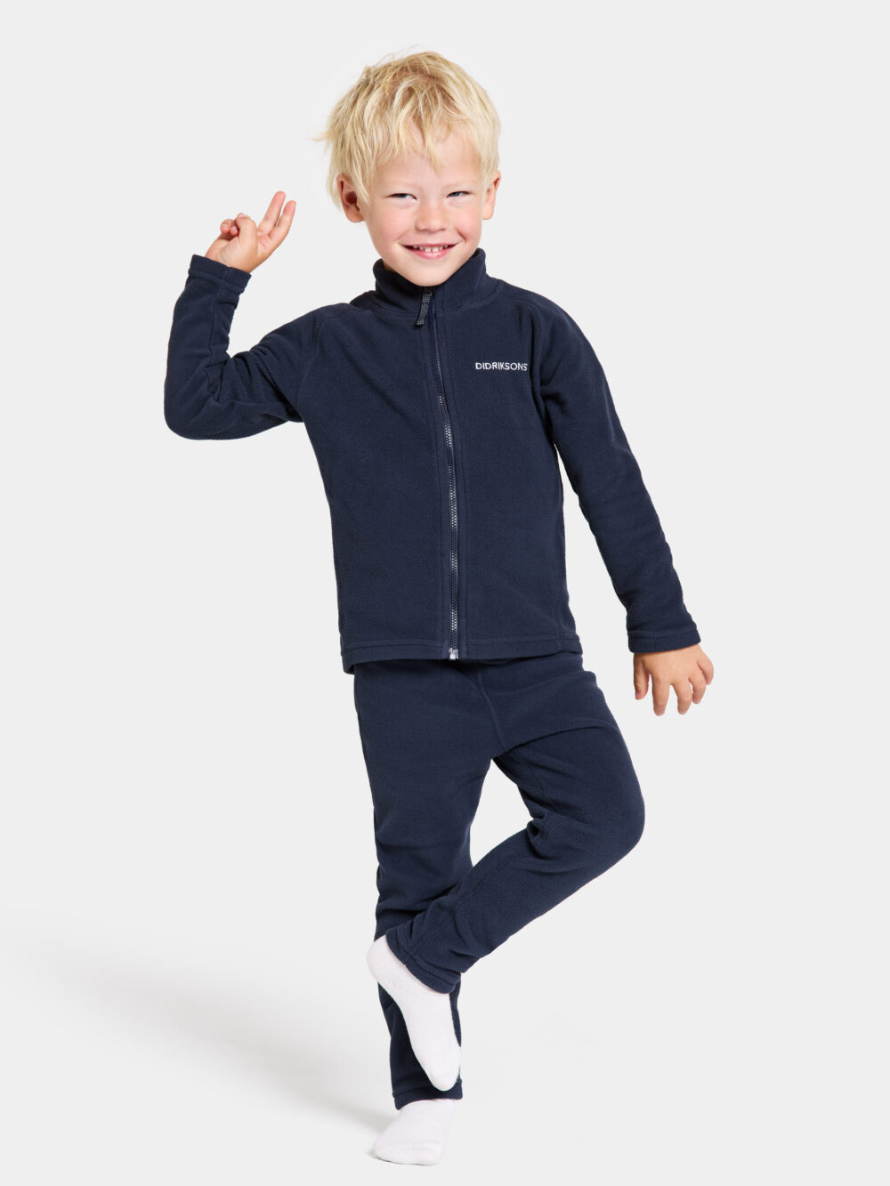 DIDRIKSONS MONTE KIDS ZIP NAVY 80-140 - Image 4