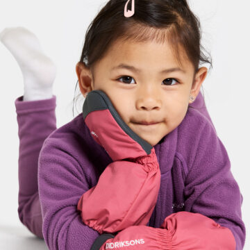 DIDRIKSONS SHELL KIDS GLOVES DUSTY AZALEA 0/2-6/8