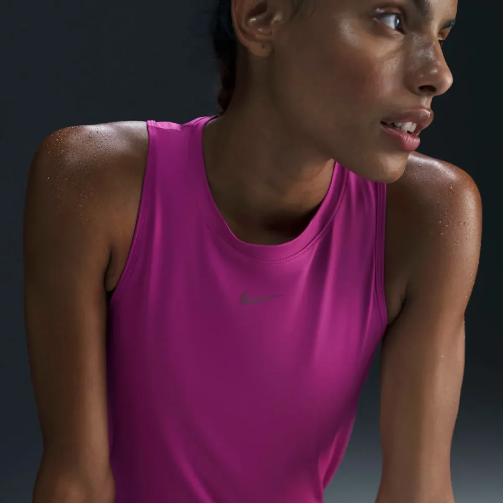NIKE ONE WMNS TANK TOP PINK - Image 3