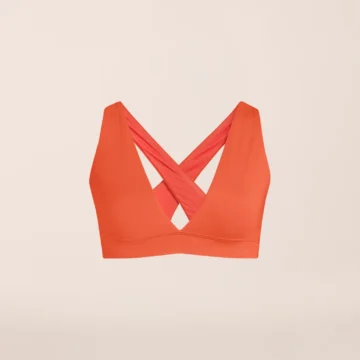 Casall V-Neck Crossback Bikini Top - Sunrise