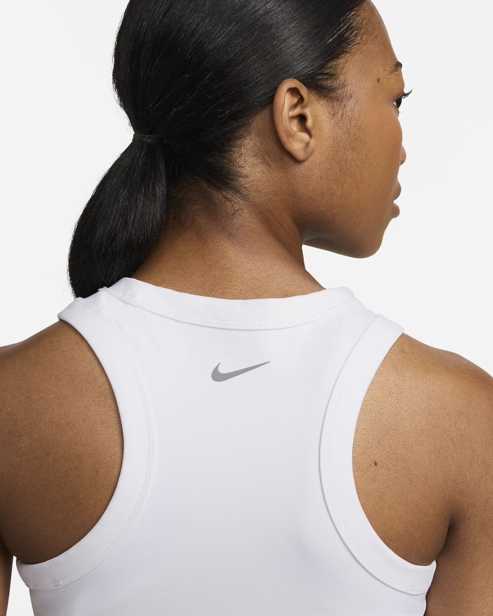 NIKE ONE CROPPED TANK TOP hvítur - Image 5