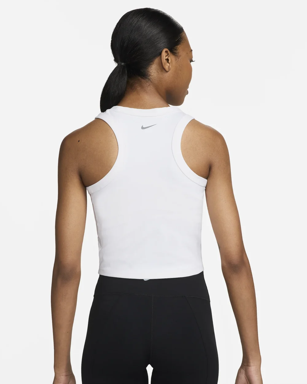 NIKE ONE CROPPED TANK TOP hvítur - Image 3