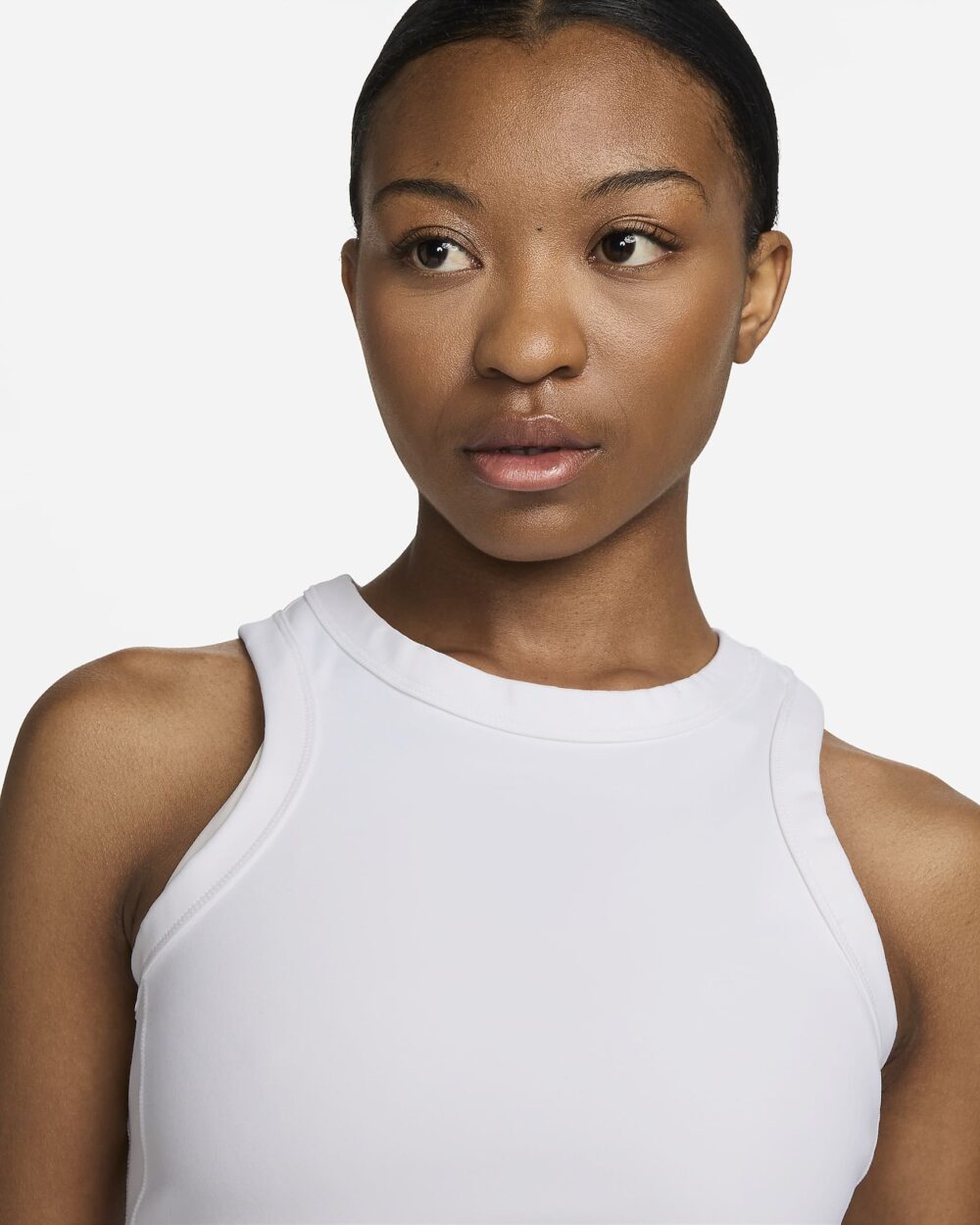 NIKE ONE CROPPED TANK TOP hvítur - Image 4