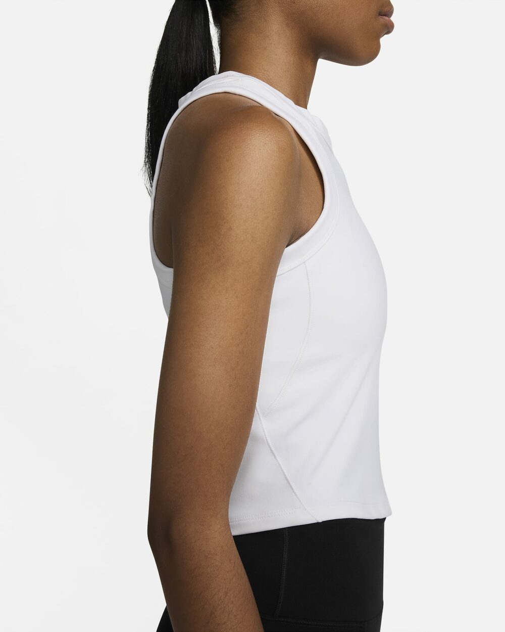 NIKE ONE CROPPED TANK TOP hvítur - Image 7