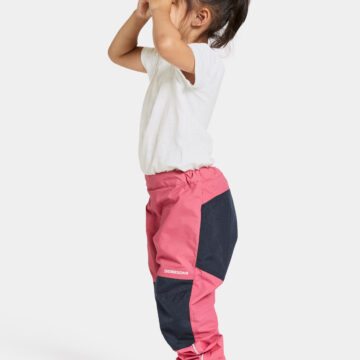 DIDRIKSONS DUSK KIDS PNT 5 DUSTY AZALEA REGNBUXUR - Image 3