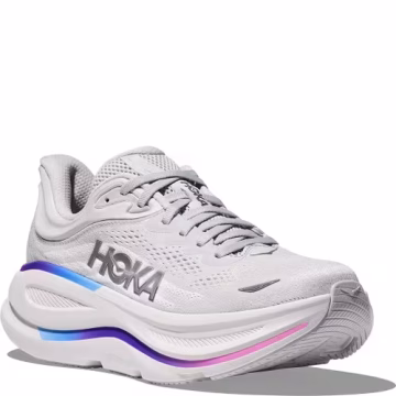 Hoka Women's Bondi 9 Running Shoes - Cosmic Grey/White