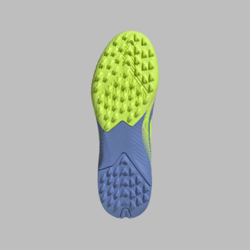Adidas F50 LEAGUE TF J blue/pink/green gervigrasskór - Image 3