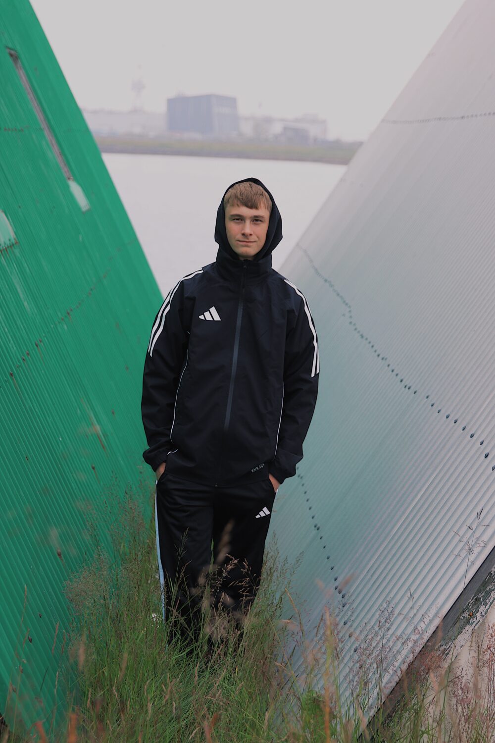 Adidas 3 Stripes Open Hem / Beinar buxur herra - Image 3