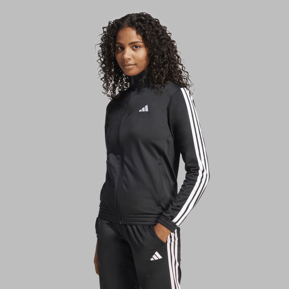 adidas Tricot 3-Stripes Track Jacket - Black