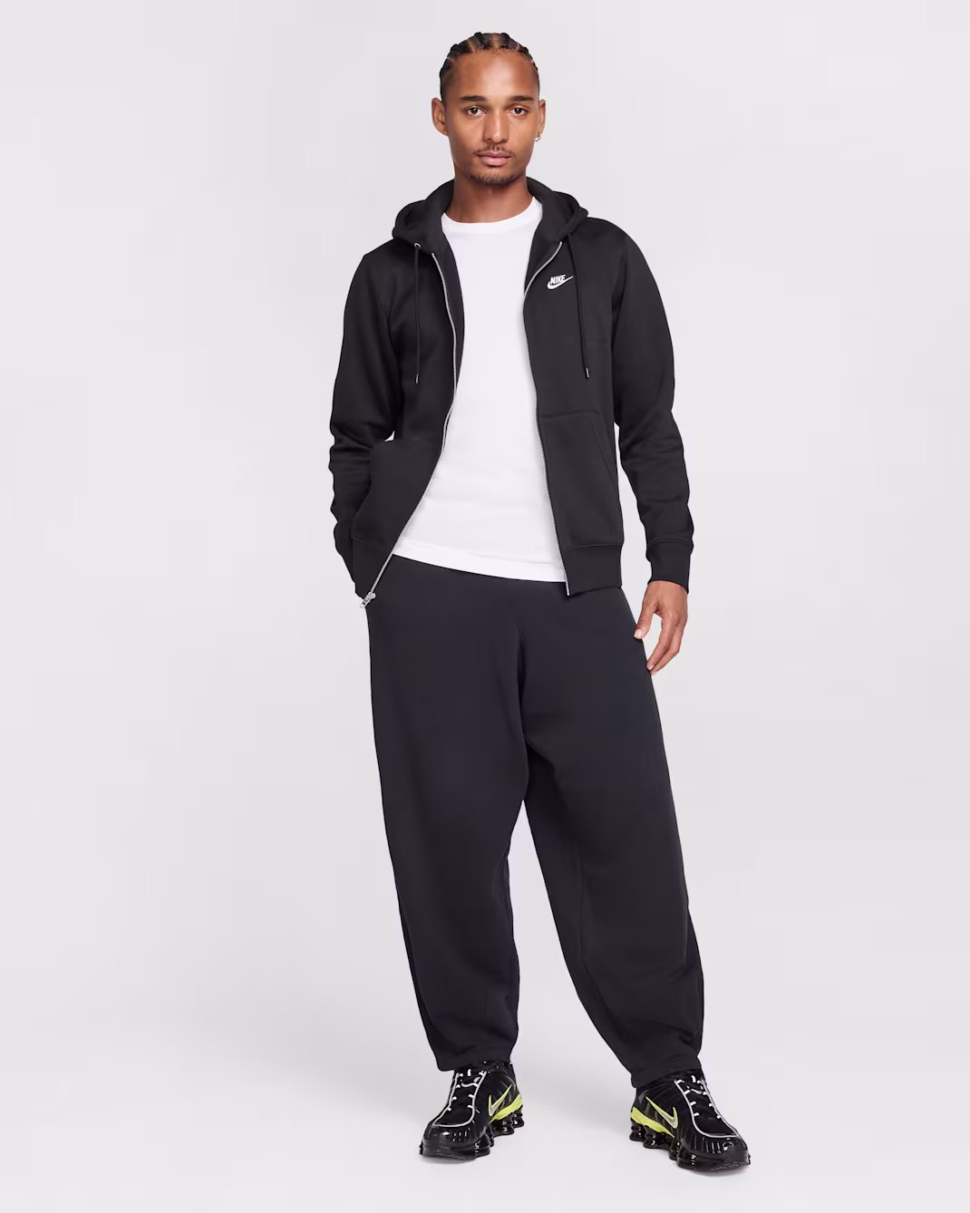 Nike Club Mens Full-Zip Fleece Hoodie hettupeysa - Image 7