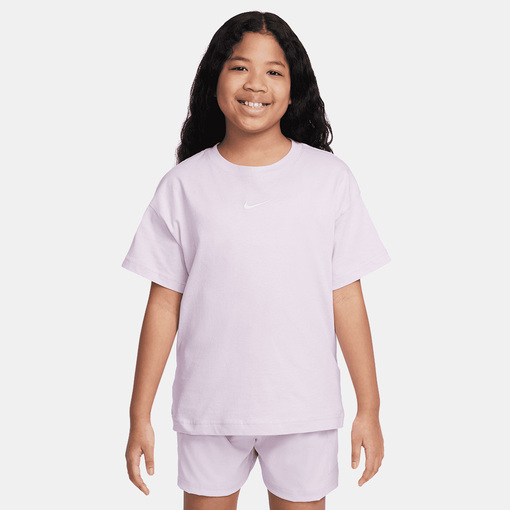 NIKE CLUB KIDS TEE PINK