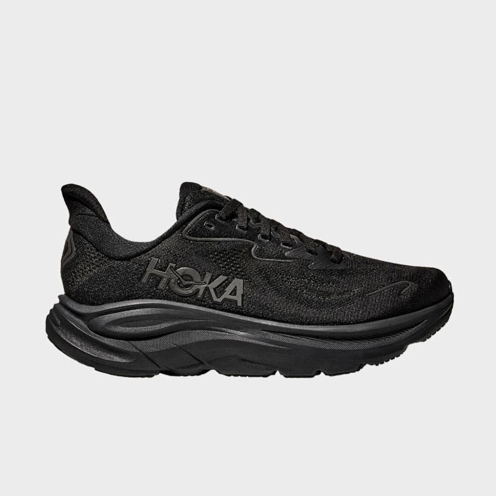 Hoka Mens Clifton 10 Black/Black