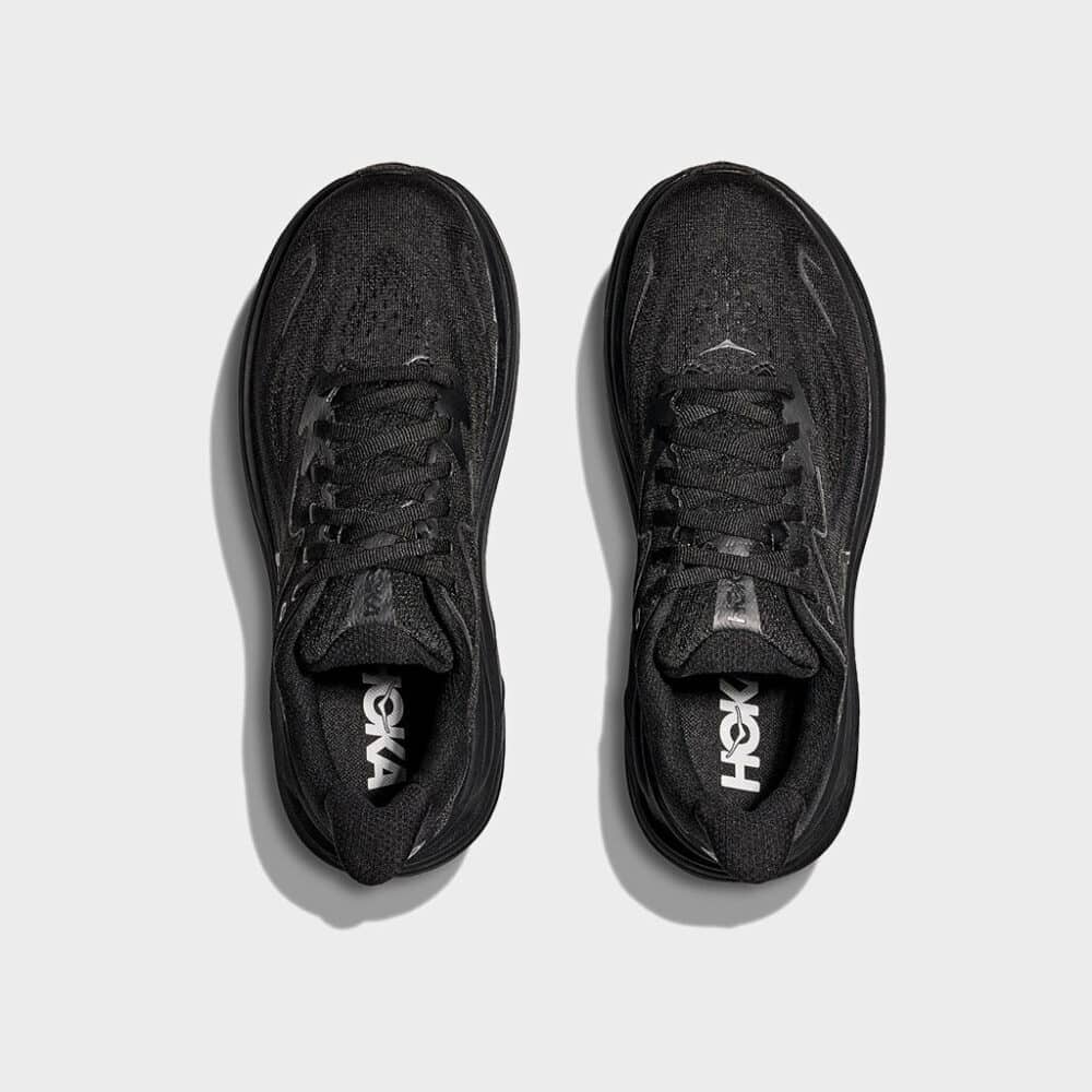 Hoka Mens Clifton 10 Black/Black - Image 3
