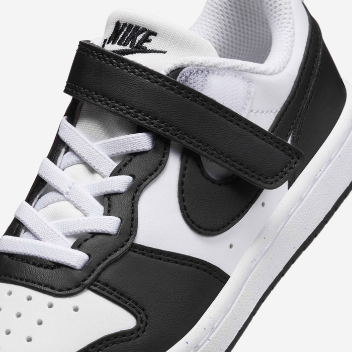 Nike Court Borough Low Recraft Younger Kids Shoes sv/hvitt - Image 2