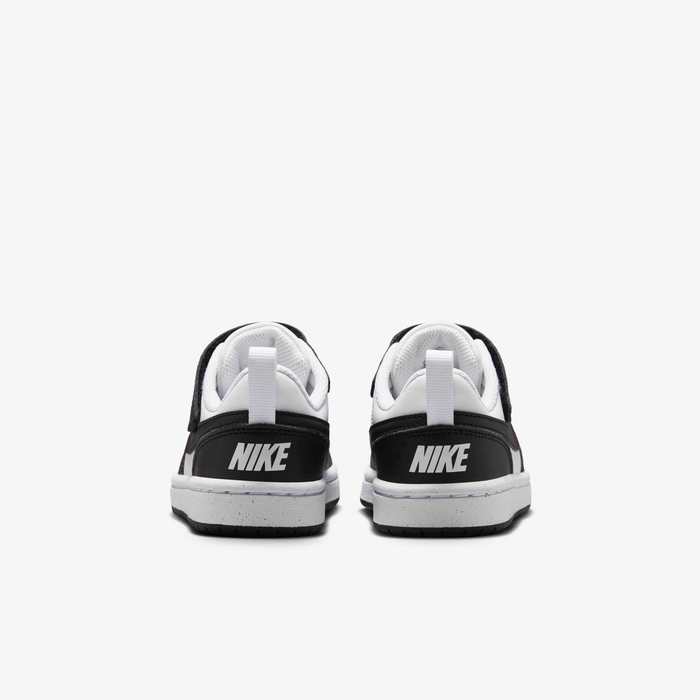 Nike Court Borough Low Recraft Younger Kids Shoes sv/hvitt - Image 6