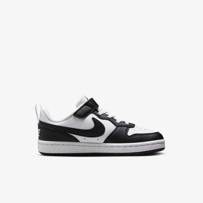 Nike Court Borough Low Recraft Younger Kids Shoes sv/hvitt - Image 5