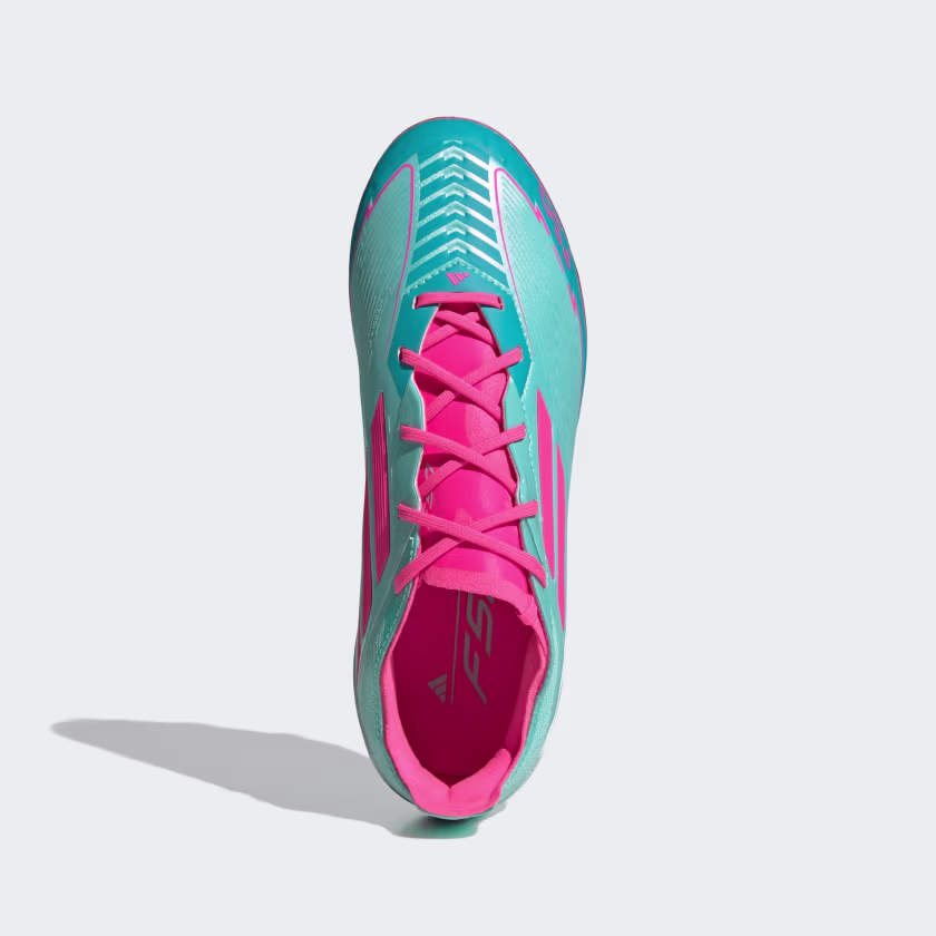 ADIDAS F50 ELITE J MESSI BLEIKUR/BLÁR TAKKASKÓR - Image 5
