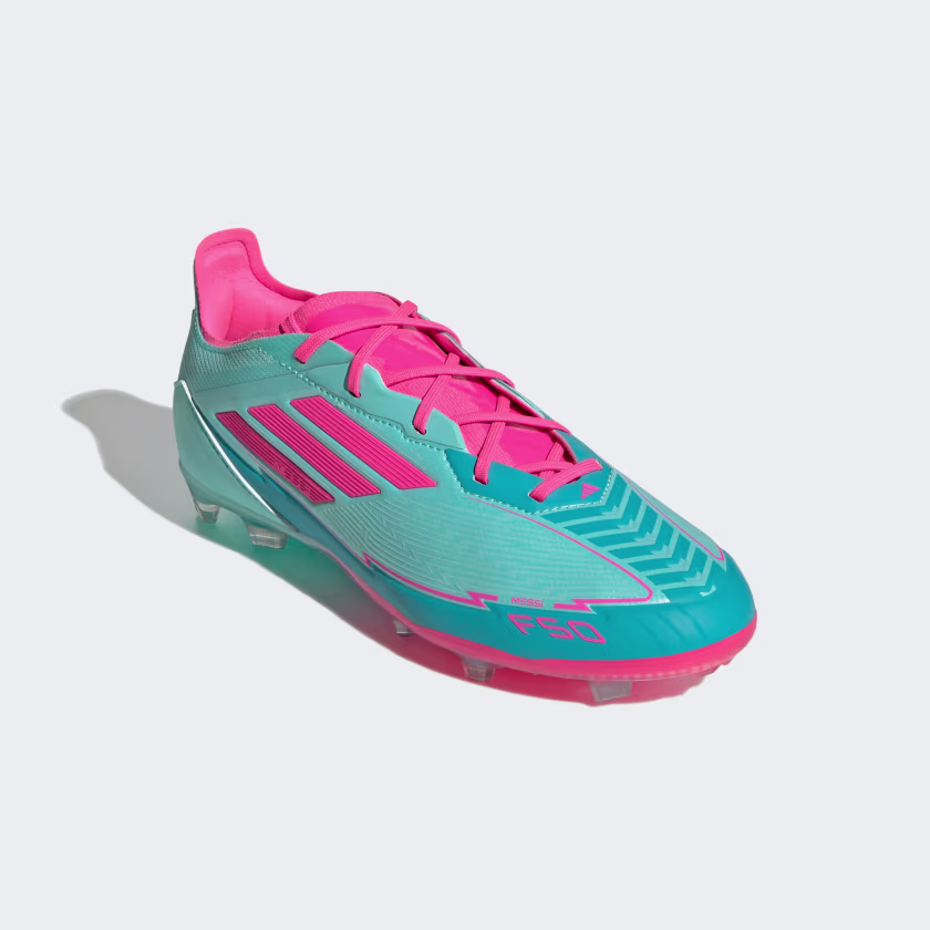 ADIDAS F50 ELITE J MESSI BLEIKUR/BLÁR TAKKASKÓR - Image 10