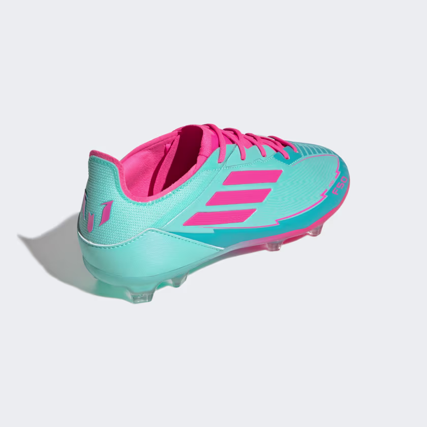 ADIDAS F50 ELITE J MESSI BLEIKUR/BLÁR TAKKASKÓR - Image 9