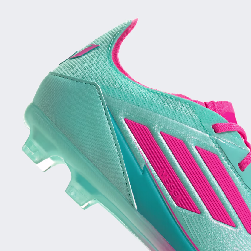 ADIDAS F50 ELITE J MESSI BLEIKUR/BLÁR TAKKASKÓR - Image 2