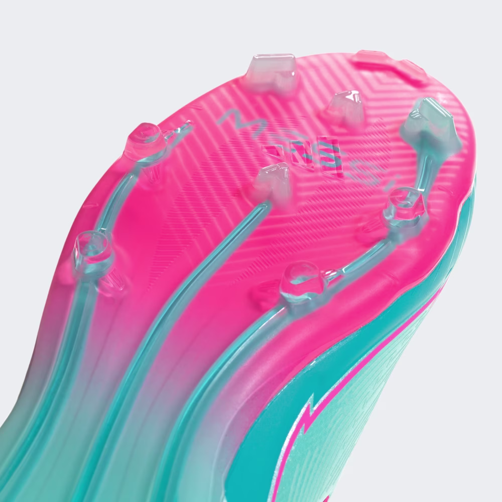 ADIDAS F50 ELITE J MESSI BLEIKUR/BLÁR TAKKASKÓR - Image 3