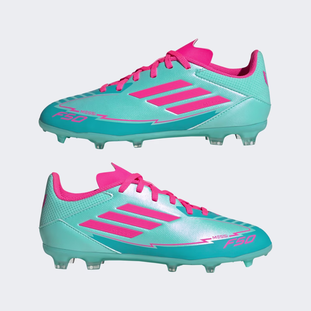ADIDAS F50 LEAGUE FG/MG J MESSI BLÁR/BLEIKUR - Image 4