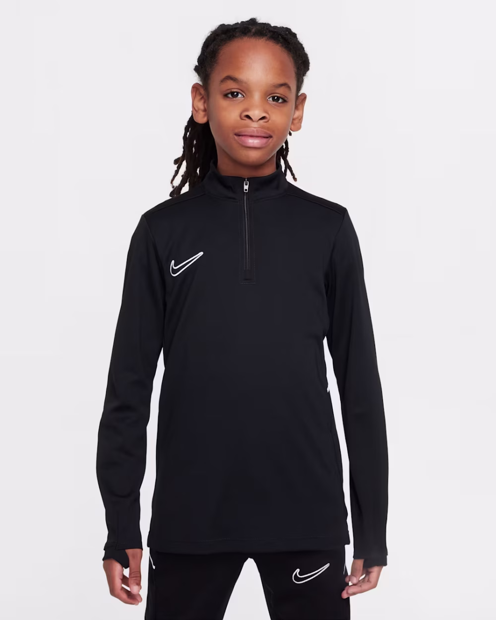 Nike Academy Big Kids Dri-FIT Long-Sleeve 1/4-Zip Soccer Drill Top