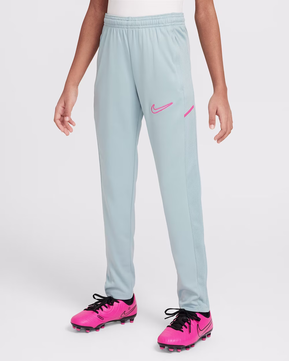 Nike Academy Older Kids' Dri-FIT Football Pants Ocean Cube/Hyper Pink