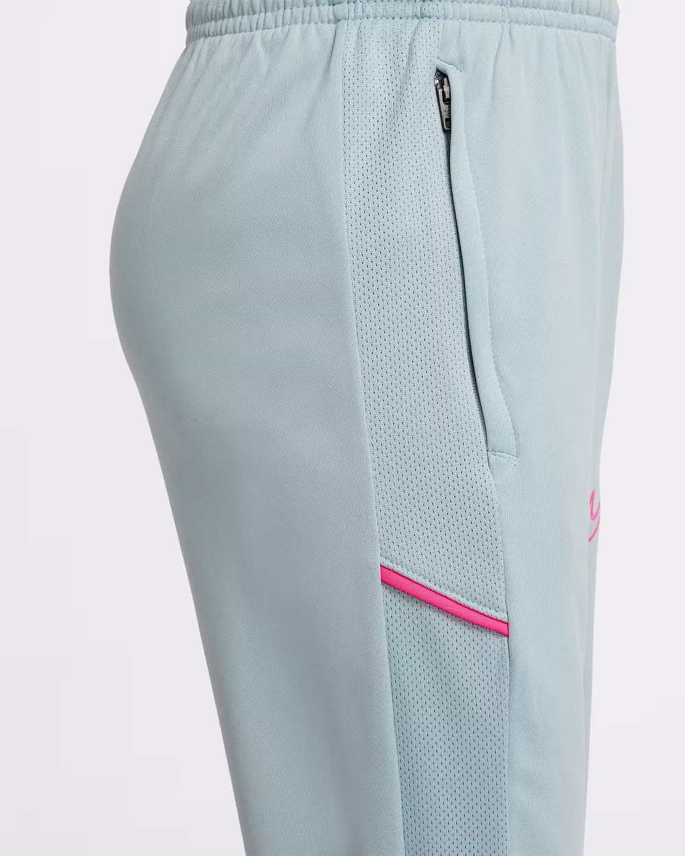 Nike Academy Older Kids' Dri-FIT Football Pants Ocean Cube/Hyper Pink - Image 2