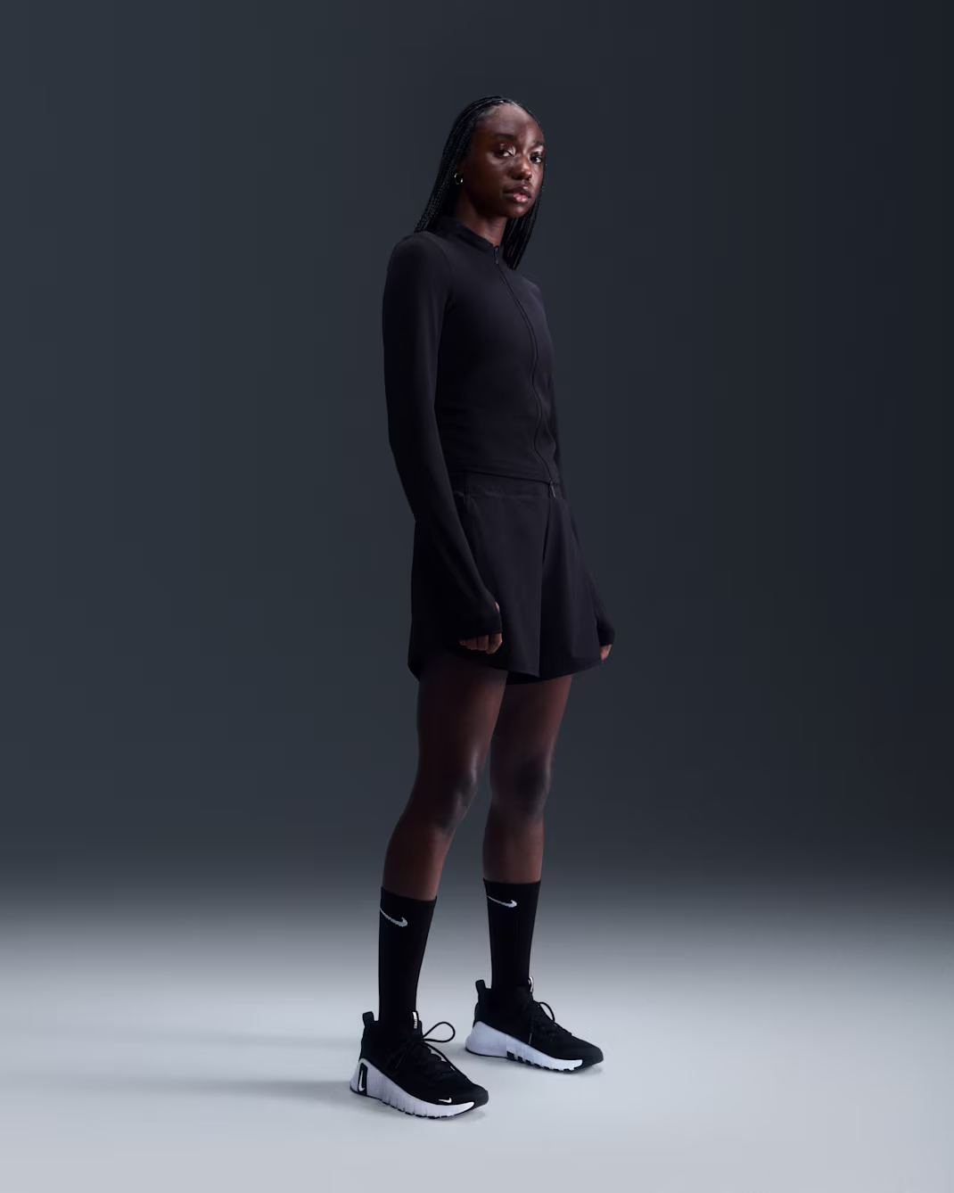 Nike Zenvy Women's Dri-FIT Full-Zip Long-Sleeve Top - Image 5