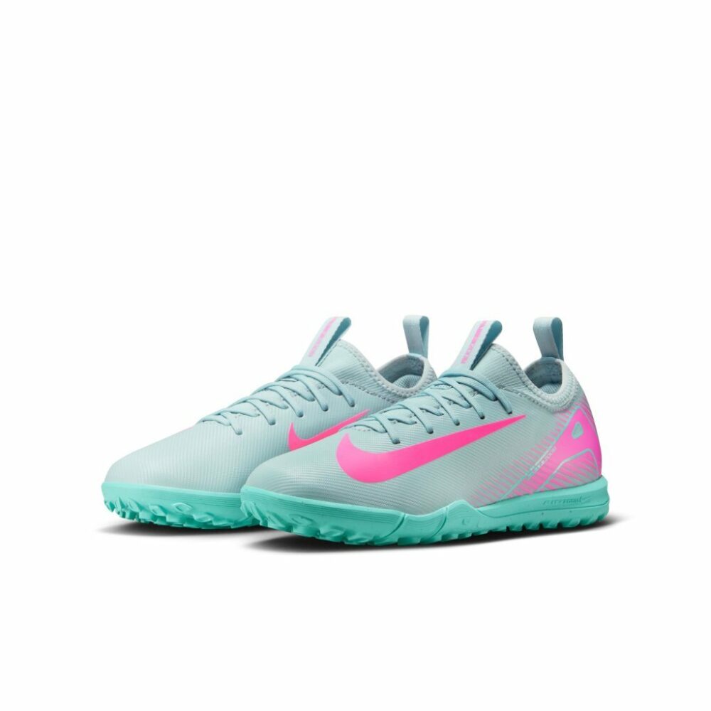 Nike Jr. Mercurial Vapor 16 Academy TF fótboltaskór Ocean Cube/Hyper Pink - Image 5